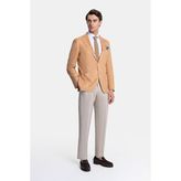 Vakko By Taglıatore Dark Orange Jacket - 44 - Turuncu