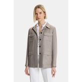 Vakko By Taglıatore Mink Silk Jacket - 38 - Bej