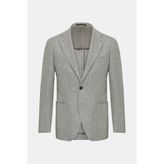 Vakko By Taglıatore Monopeto Half-Lined Wool Silk Jacket - 58 - Gri