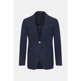 Vakko By Taglıatore Navy 2-Button Half-Lined Jacket - 46 - Mavi
