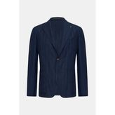 Vakko By Taglıatore Navy 2-Button Unlined Jacket - 52 - Mavi