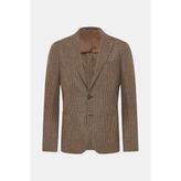 Vakko By Taglıatore Tan 2-Button Half-Lined Jacket - 46 - Kahverengi