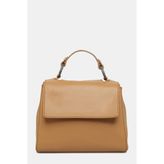 Vakko Camel Leather Bag