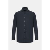 Vakko Exclusive Poplin Shirt - 44 - Mavi