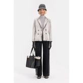Vakko Grey Denim Jacket - L - Gri