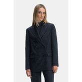 Vakko Grey Double-Breasted Jacket - 40 - Gri