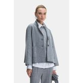 Vakko Grey Wool Jacket - 42 - Gri