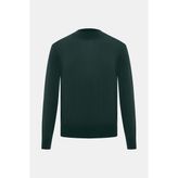 Vakko Half Turtleneck Knit Sweater - Yeşil