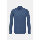 Vakko Herringbone Shirt - 2XL - Mavi