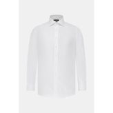 Vakko Herringbone Shirt - 40 - Beyaz