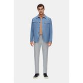 Vakko Ice Blue Jacket - 50 - Mavi