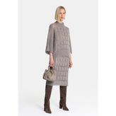 Vakko Mink Skirt - Bej - 38