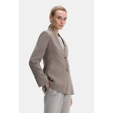 Vakko Mink Wool Jacket - 42 - Bej