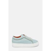 Vakko Mint Leather Sneakers - Yeşil