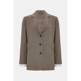 Vakko Multicolor Jacket - 42 - Bej