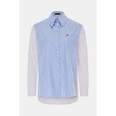 Vakko Multicolor Long Sleeve Shirt - 36 - Renkli