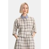 Vakko Multicolor Patterned Shirt - 36 - Renkli