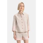 Vakko Multicolor Striped Shirt - 34 - Renkli