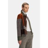Vakko Multicolor Suede Jacket - 40 - Çok Renkli