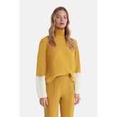 Vakko Mustard Packable Knitwear - Sarı