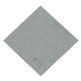 Vakko Pamuk İpek Eşarp - Monogram - Gri