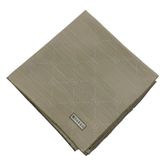 Vakko Pamuk İpek Eşarp - Monogram - Soft Vizon