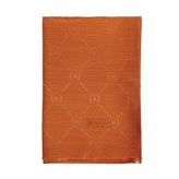 Vakko Pamuk İpek Şal - Monogram - Yeni Bakır