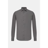 Vakko Poplin Shirt - 42 - Gri