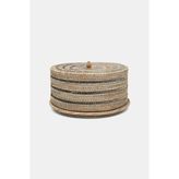 Vakko Rattan Lidded Tray