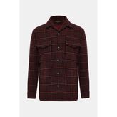 Vakko Shirt Jacket - L - Kırmızı