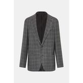 Vakko Single-Breasted Lined Jacket - 44 - Gri