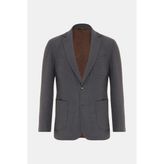 Vakko Smoke Grey Jacket - Gri - 58