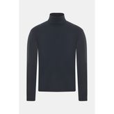 Vakko Turtleneck Long Sleeve T-Shirt - Mavi