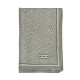 Vakko Twill İpek Şal - Helezon Monogram - Açık Mint