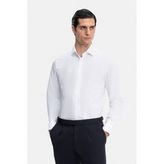 Vakko Twill Shirt - 40 - Beyaz