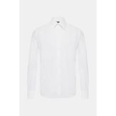 Vakko White Poplin Shirt - 40 - Beyaz