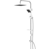 Vala Frame Siyah Beyaz Tall Sistem Duş Seti