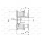 Valeo 588034 Alternatör Kasnağı
