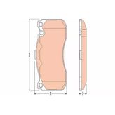 Valeo 670547 Fren Balatası Ön Bmw E81 E82 E87 E88 E90 E91 E92 34106860642