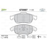 Valeo 670997 Ön Balata