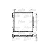 Valeo Motor Su Radyatoru Bmw M57N E53