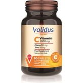 Validus Vitamin C 1000 Mg + Citrus + Zinc 90 Tablets