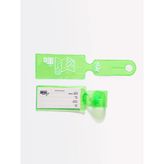 Valiz Etiketi Ve Bavul Etiketi * Neon Renk Pvc * Yeşil