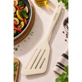 Valletta Premium Isıya Dayanıklı Delikli Silikon Spatula –vanilya