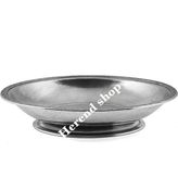 Valpeltro 35 cm Kalay Ayaklı Oval Kase