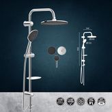 Valtemo Beksa Yapı Valtemo Aqua Chrome Space Tepe Duş Seti VS5120