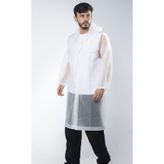 Vanckey Unisex Beyaz Yağmurluk