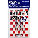 Vanfook Çiftli Asist İğne DT-30#3 (2 pcs./pack)