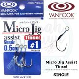Vanfook MJ-04 #1 Tekli Micro Jig Assist İğne