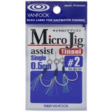 Vanfook Tekli Micro Jig Assist İğne MJ-04 #2 (3 pcs./pack)